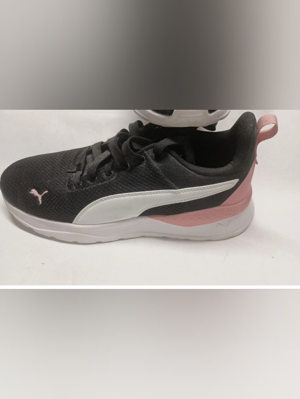 Puma Black White & Pink Women's Athletic Sneakers